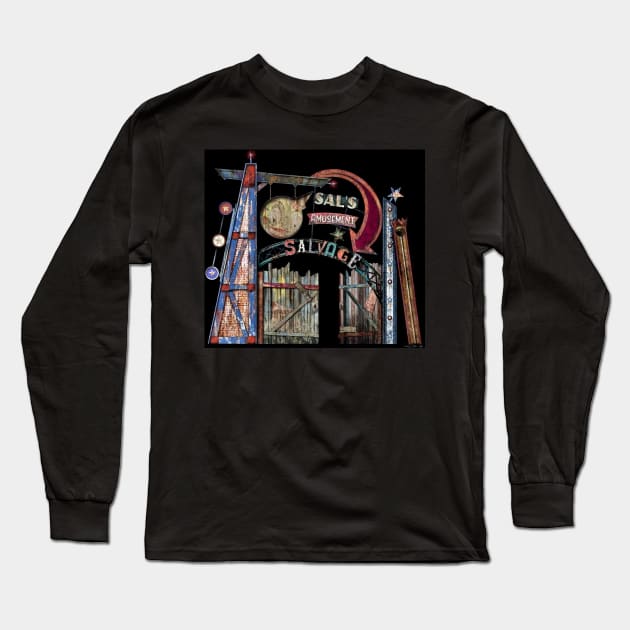 Sal's Amusement Salvage Long Sleeve T-Shirt by SoggyCheeseFry